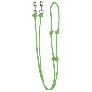 BARREL CONTEST REINS 8 Ft Knotted Round Nylon  with Easy To Use Scissor Clips - Picture 1 of 8