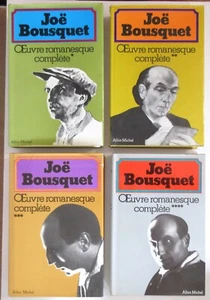 JOE BOUSQUET OEUVRE ROMANESQUE COMPLET DES 4 VOLUMES LITTERATURE POESIE EO - Imagen 1 de 4