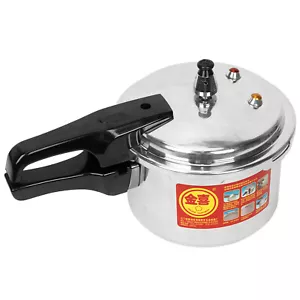 3L Pressure Cooker Kitchen Aluminium Pressure Canner Pot Mini 18cm Bottom Cooker - Picture 1 of 12