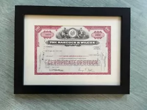 Certificados de stock vintage enmarcados, Carwin, B&W, United Artists, etc. - Imagen 1 de 8
