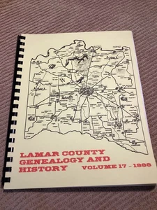 Lamar County (Texas) Genealogy and History Vol. 17 1999 - Picture 1 of 9