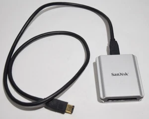 SanDisk Extreme Firewire Reader. Model: SDDRX4-CF w/cable (#A001) - Picture 1 of 3