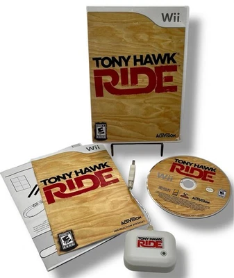 Tony Hawk Ride Bundle CIB With Dongle, Manuals & Game Nintendo Wii 2009 Tested - Image 1 of 4
