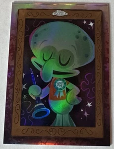 2025 Topps Chrome SpongeBob Thaddäus Gallery - Künstler Ian Truong - SSP - Bild 1 von 2