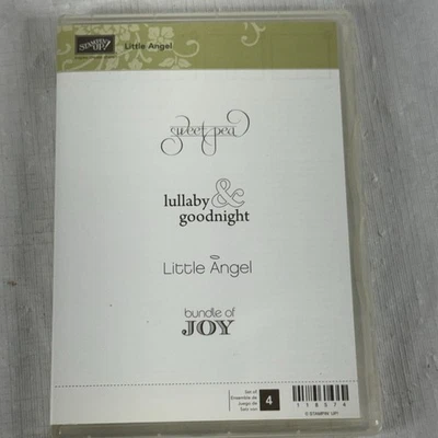 Juego de estampillas de goma Stampin' Up Little Angel Set #118574 Foto 1 de 3