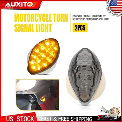 LED Turn Signal Lights For BMW R 1250 GS 2019-2024 Universal Amber Blinker Set - Imagem 1 de 4