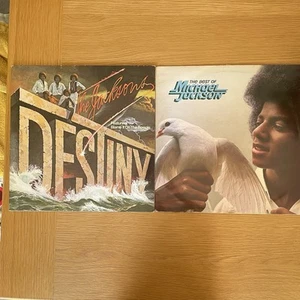 The Best Of Michael Jackson and The Jacksons Destiny 2x vinyl albums VG tested - Picture 1 of 5