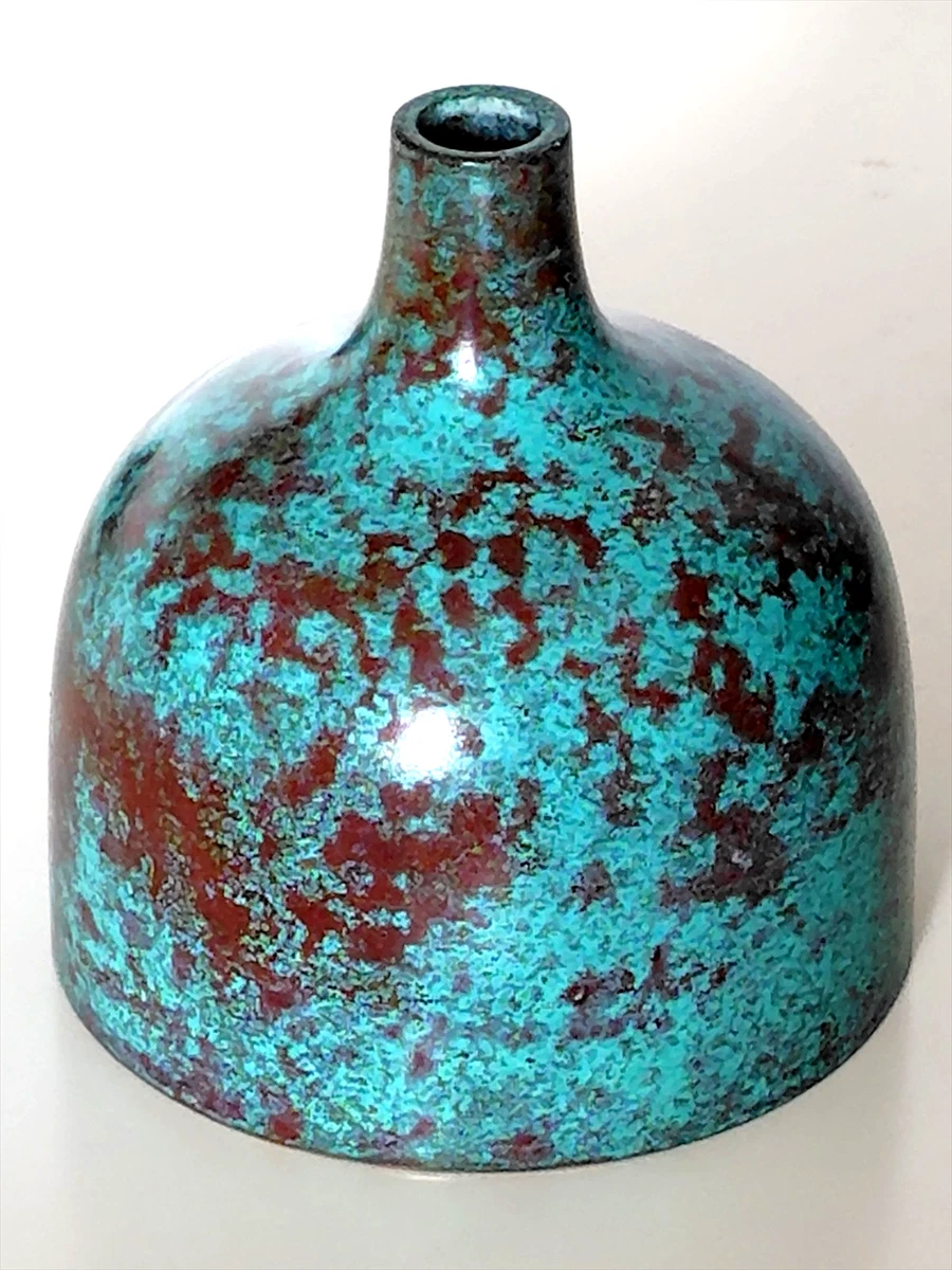 铜日本古董花瓶| eBay