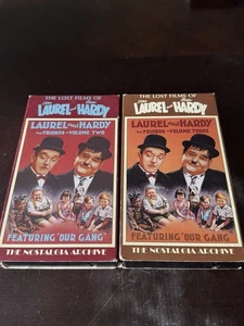 LOST FILMS OF LAUREL & HARDY VOL. 2 &3  VHS - Picture 1 of 1
