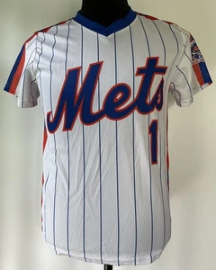 New York Mets SGA Mookie Wilson 25th Anniversary 1986 World Series Jersey Medium - Picture 1 of 6