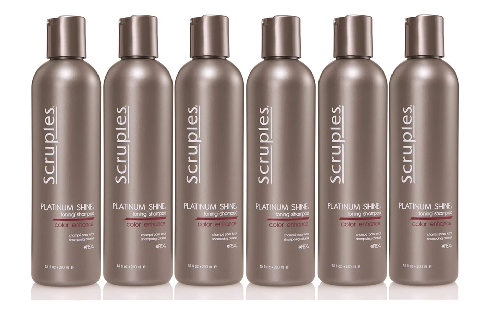 Scruples Platinum Shine Purple/Violet Shampoo, 8.5 Oz - Blonde Hair - Set of 6 - Image 1 of 4