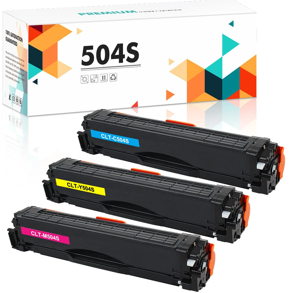 Комплект из 3 цветных тонеров CLT-K504S 504S для Samsung CLX-4195N CLX-4195FN 4195FW - Изображение 1 из 4