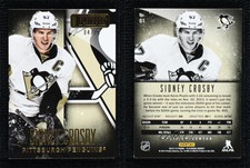 2013-14 Panini Playbook Gold /25 Sidney Crosby #61