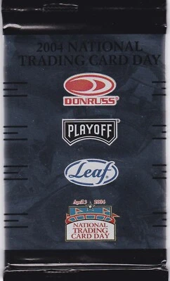 NEW PACK SEALED Football Baseball Playoff Cards 2004 NATIONAL TRADING CARD DAY! - Image 1 of 2
