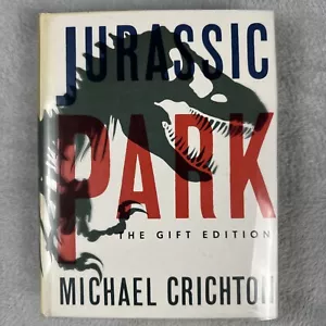 Jurassic Park The Gift Edition SIGNED Michael Crichton 1993 1st Print - Foto 1 di 8