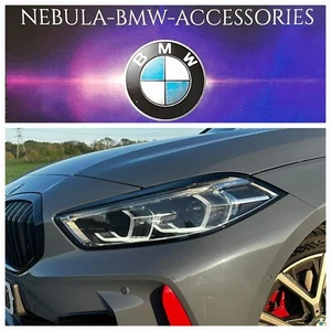 BMW F40 1ER GLANZ SCHWARZ SCHEINWERFER AUGENBRAUEN M135i 128ti ab 2019 - NEU ☆ - Bild 1 von 13