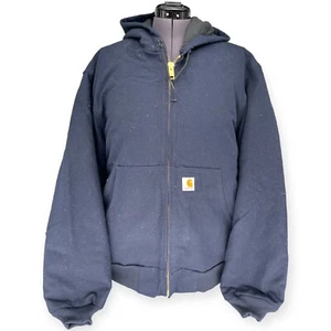Chaqueta de Trabajo de Lona Carhartt J140 DNY Acolchada Revestimiento Hecha en EE. UU. Talla Grande - Imagen 1 de 9