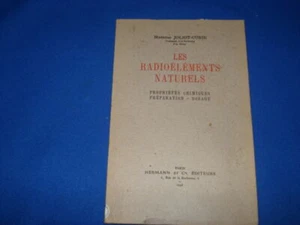 Les Radioéléments Naturels. Propriétés chimiques. Préparation. Dosage | Bon état - Imagen 1 de 1