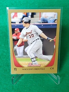 2011 Bowman Baseball Gold #85 Magglio Ordonez Detroit Tigers - Picture 1 of 2