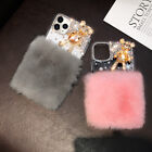 Soft Warm Plush Fluffy Phone Case Cover Fur For iPhone 15 14 13 12 Pro Max XS XR