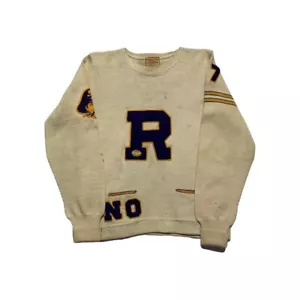 Vintage 1940’s Varsity Football R Sweater - Picture 1 of 4