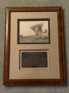CHARLES LINDBERGH SIGNED VINTAGE PHOTO, 8X10, SPIRIT OF ST. LOUIS, MAY 20, 1927 - Picture 1 of 2