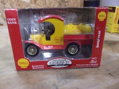 GEARBOX SHELL 1912 FORD TRUCK COIN BANK  # 76607 - Image 1 of 4