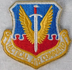 Vintage Vietnam USAF 1960's Tactical Air Command Pilot Patch 3" - Picture 1 of 2