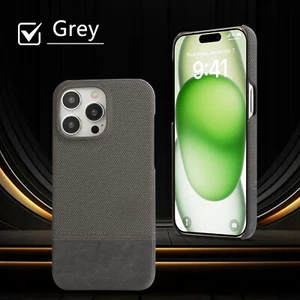 Shockproof Slim Non Slip Leather Phone Cover For iPhone 16 Pro Max/15/14/13/12 - Picture 1 of 15