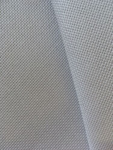 Silver Grey 18 Count Zweigart Aida cross stitch fabric - size options