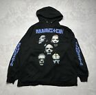 Vintage 90s Rammstein Sehnsucht Lindemann Band Rock Graphic Hoodie Size XL