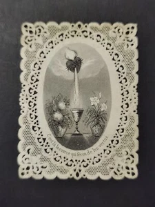 RELIGION ♦ IMAGES  PIEUSE 5,3 x 6,8 cm ♦ HOLY CARD ♦ CANIVET ♦ Coeur de jésus  - Imagen 1 de 2