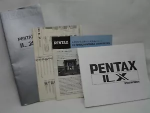 Pentax ILX Camera booklets / instruction operating manual (Reprint) - Picture 1 of 9