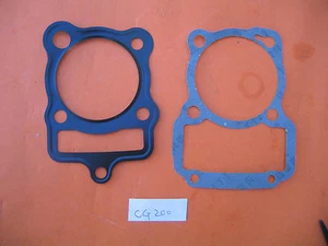 Cabezal de junta de cilindro y juntas base para motor Honda CG 200 200 200cc desde envío EE. UU. - Imagen 1 de 1