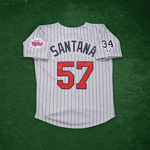 Johan Santana 2006 Minnesota Twins Cooperstown Men's Grey Road Jersey - Picture 1 of 10