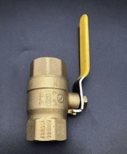 Válvula de bola de latón Dormont 075FV 3/4 pulgadas - Válvula de encendido/apagado de gas - Imagen 1 de 2