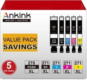 5 PIEZAS PGI-270 XL CLI-271XL Tinta compatible para Canon PIXMA MG7700 MG6820 SIN GRIS - Imagen 1 de 7