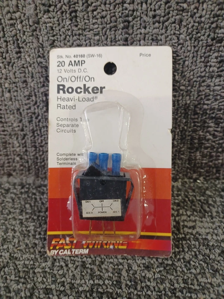 CalTerm #40160 20 AMP Rocker Switch - Image 1 of 1