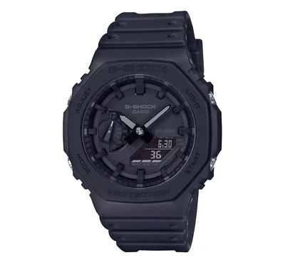 NUEVO Reloj Casio G-Shock CARBON CORE AnaDigi Hora Mundial Para Hombre Todo Negro GA2100-1A1 Foto 1 de 4