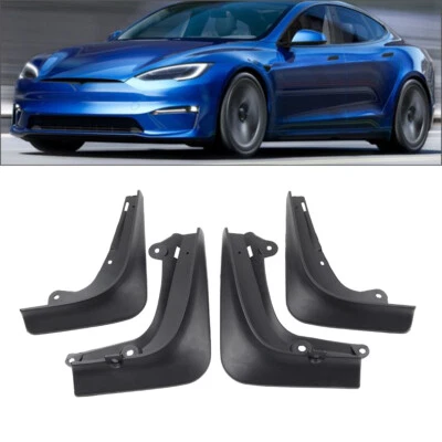 Wheel Mud Flaps Splash Guards For Tesla Model S 2014-2021 - Image 1 of 4