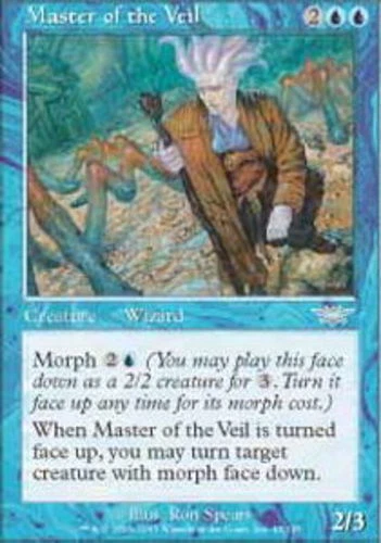 Master of the Veil ~ Moderately Played Legions MTG Magic UltimateMTG Blue Card - Image 1 of 1