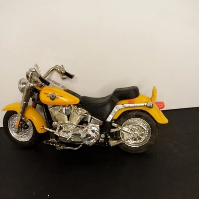 2001 Hot Wheels Harley Davidson Fat Boy Plastic Motorcycle - Image 1 of 4