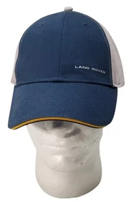 Official Land Rover Cap Hat Blue Gray Range Rover Defender Discovery Jaguar OEM - Picture 1 of 13