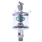 5X50ml Engine Machine Lubricator Oil Gravity Drip Feed Oiler Clear And Silver F2l1