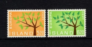 Islandia 1962 EUROPA, ÁRBOLES MNH Sc 348-349 - Imagen 1 de 1