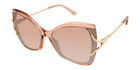 C-Life Kai Sunglasses Women Crystal Blush Butterfly 62mm New 100% Authentic