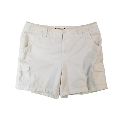 Caribbean Joe cargo Senderismo Pantalones Cortos Mujer 16 Blanco Algodón Exterior 36x6 Playa Foto 1 de 4