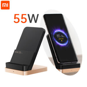 55W Vertical Wireless Charger Fast Charging Stand For Xiaomi Mi 10 Ultra Redmi