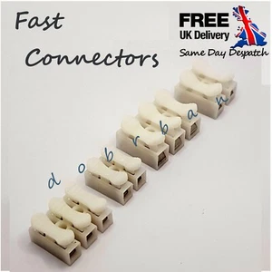 Schnelle und sichere elektrische Kabelverbinder Schnellspleißverschluss Drahtklemmen UK - Bild 1 von 6