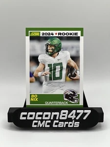 2024 Panini Score Bo Nix 35th Anniversary #9 Denver Broncos Rookie RC - Picture 1 of 2